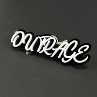 1PC OUTRAGE 3D Acrylic Badge - Car Truck Emblem Fender Tailgate Trunk Sticker