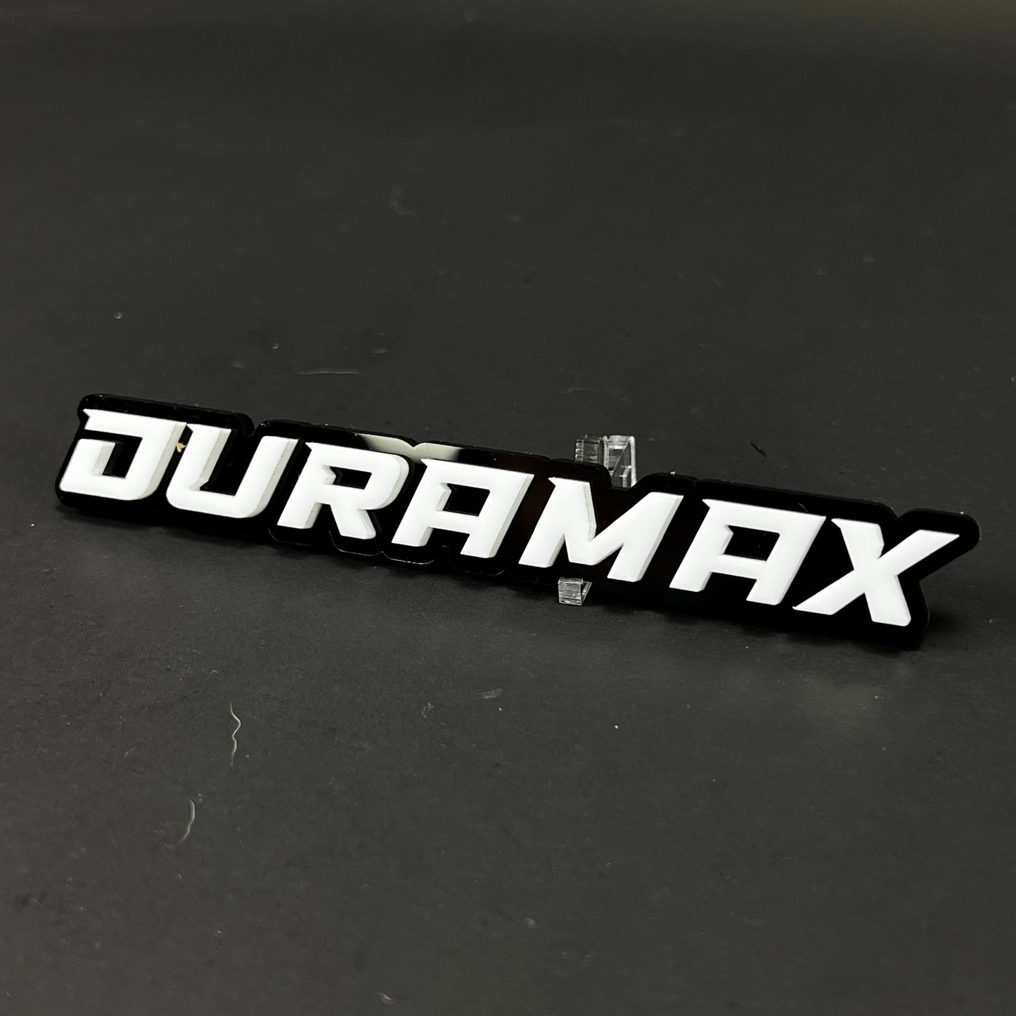 1PC DURAMAX 3D Acrylic Badge - Car Truck Emblem Fender Tailgate Trunk Sticker