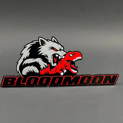 BloodMoon 3D Acrylic Badge - Car Truck Emblem Fender Tailgate Trunk Sticker