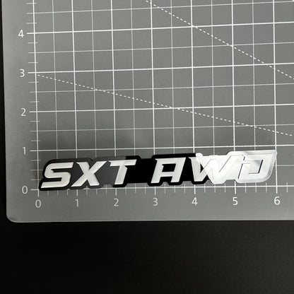1PC SXT AWD 3D Acrylic Badge - Car Truck Emblem Fender Tailgate Trunk Sticker