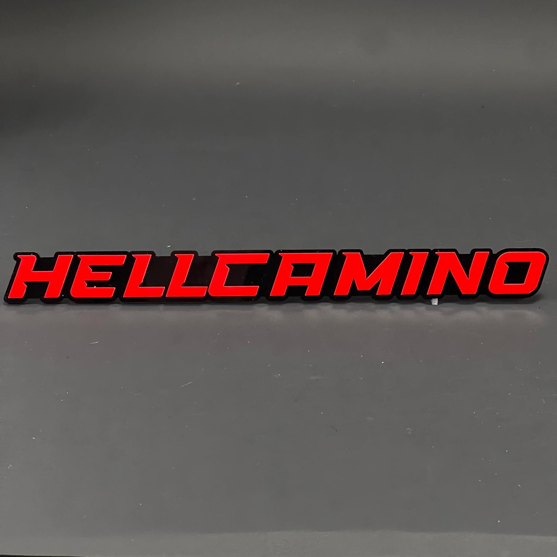 1PC HELLCAMINO 3D Acrylic Badge - Car Truck Emblem Fender Tailgate Trunk Sticker