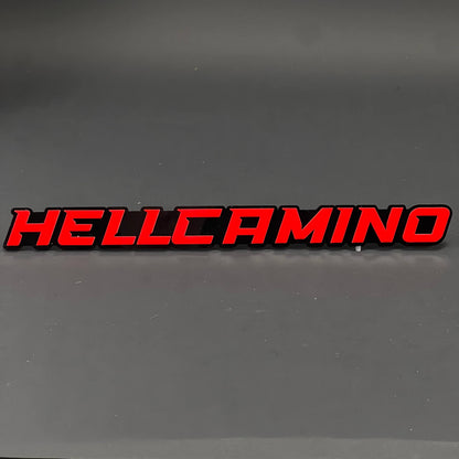 1PC HELLCAMINO 3D Acrylic Badge - Car Truck Emblem Fender Tailgate Trunk Sticker