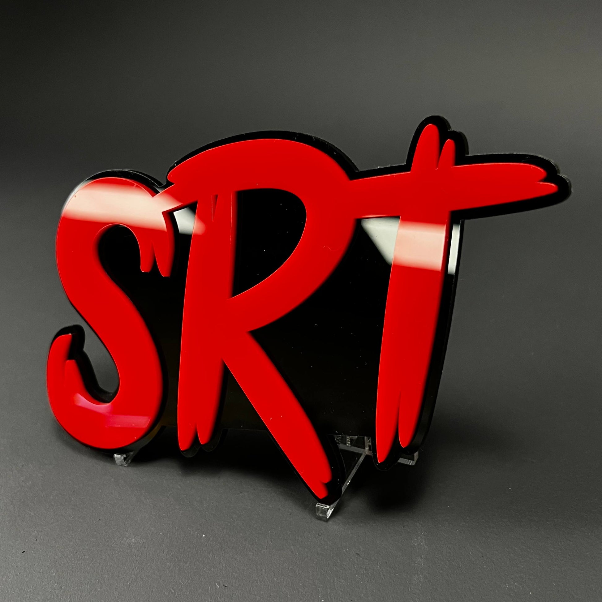 1PC SRT 3D Acrylic Badge - Car Truck Emblem Fender Tailgate Trunk Sticker