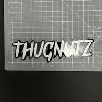 1PC THUGNUTZ 3D Acrylic Badge - Car Truck Emblem Fender Tailgate Trunk Sticker