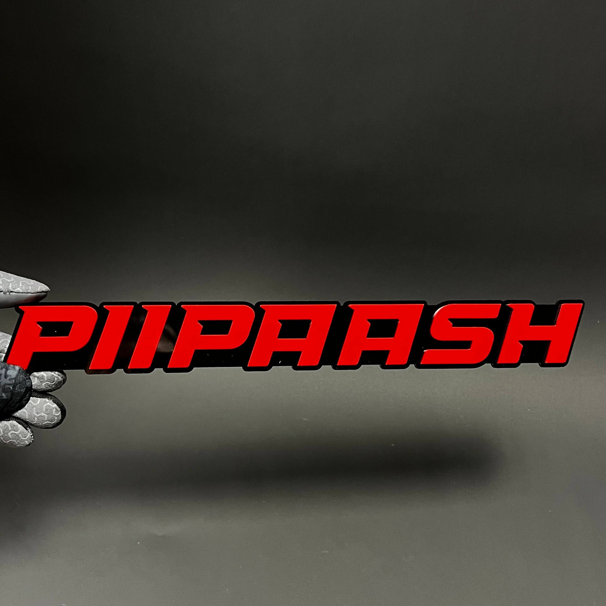 1PC PIIPAASH 3D Acrylic Badge - Car Truck Emblem Fender Tailgate Trunk Sticker