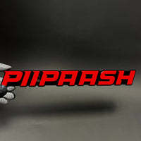 1PC PIIPAASH 3D Acrylic Badge - Car Truck Emblem Fender Tailgate Trunk Sticker