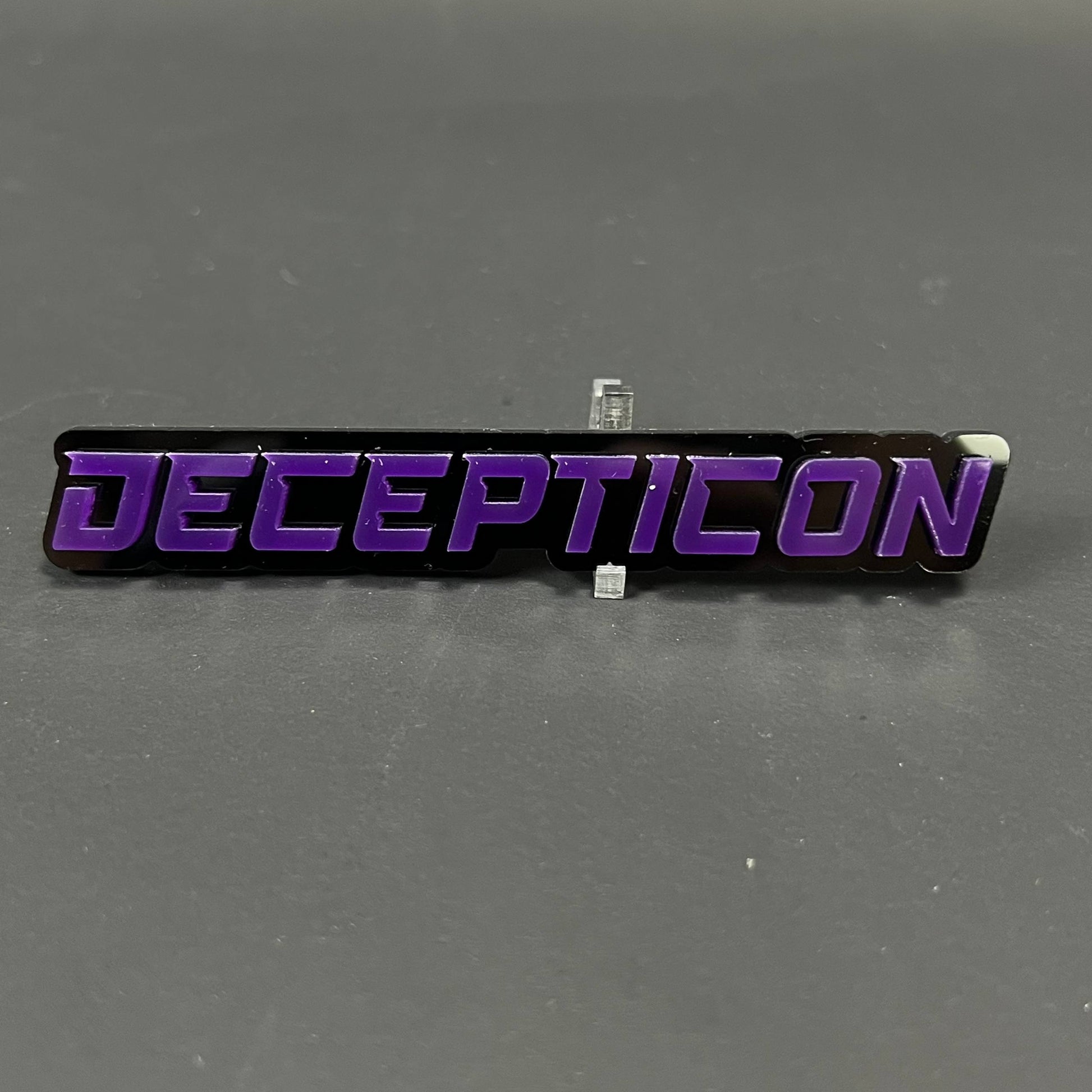 1PC DECEPTICON 3D Acrylic Badge - Car Truck Emblem Fender Tailgate Trunk Sticker