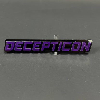 1PC DECEPTICON 3D Acrylic Badge - Car Truck Emblem Fender Tailgate Trunk Sticker