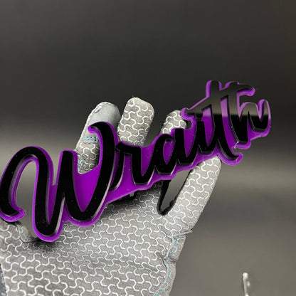 1PC Wraith 3D Acrylic Badge - Car Truck Emblem Fender Tailgate Trunk Sticker