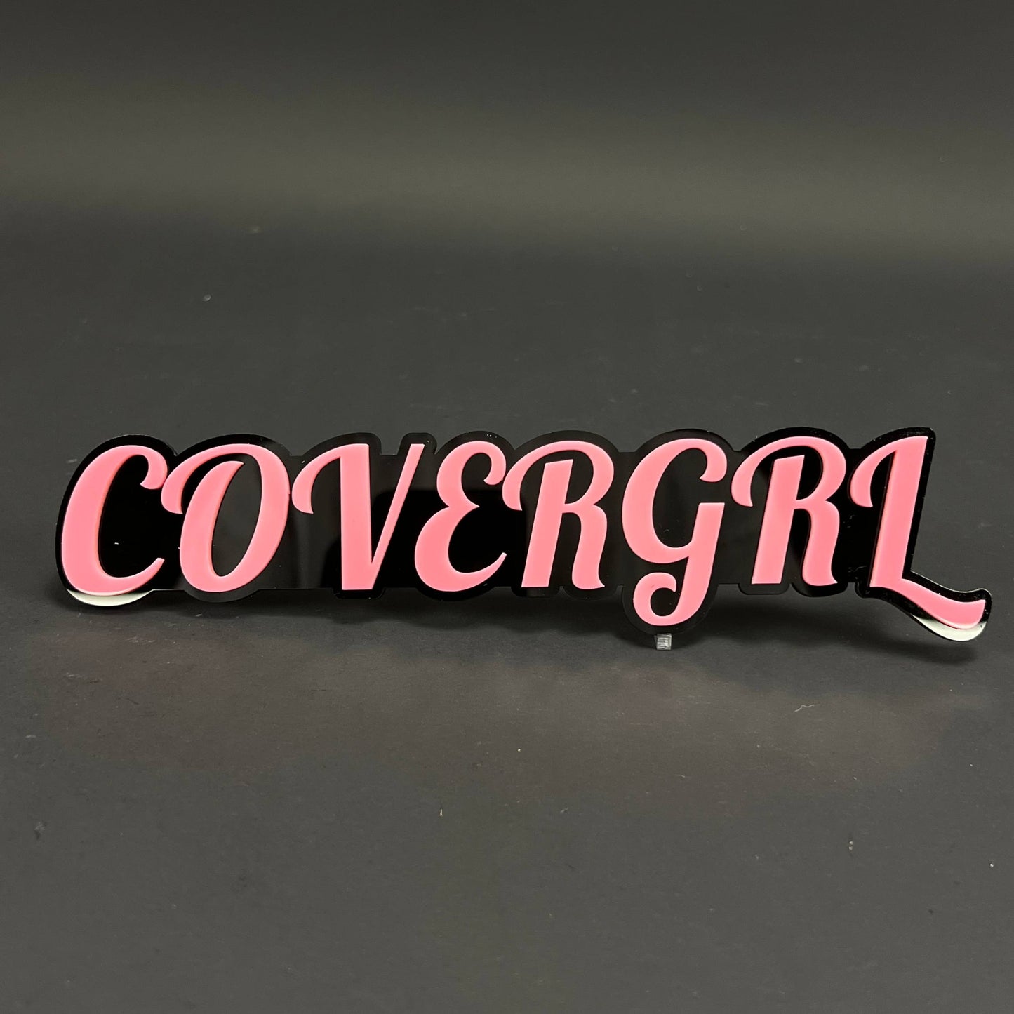 1PC COVERGRL 3D Acrylic Badge - Car Truck Emblem Fender Tailgate Trunk Sticker