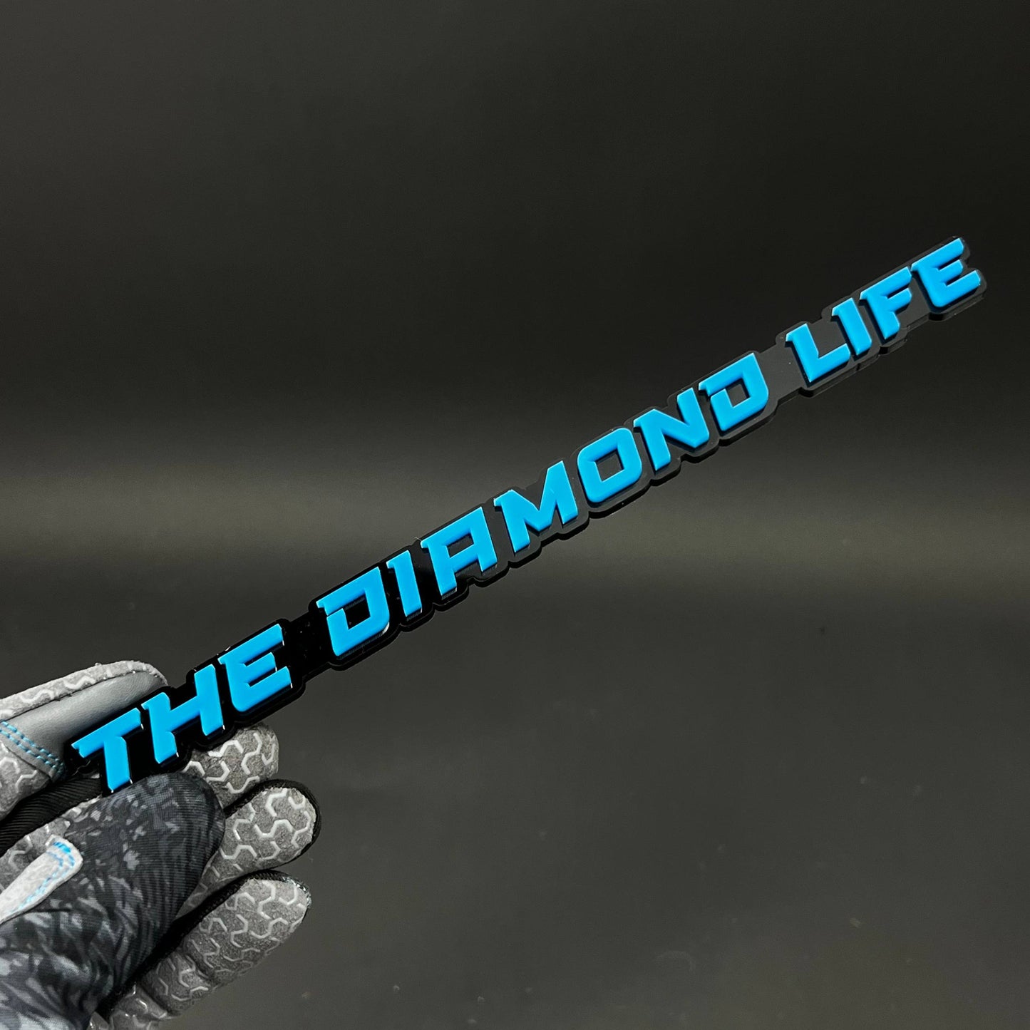1PC THE DIAMOND LIFE 3D Acrylic Badge - Car Truck Emblem Fender Sticker
