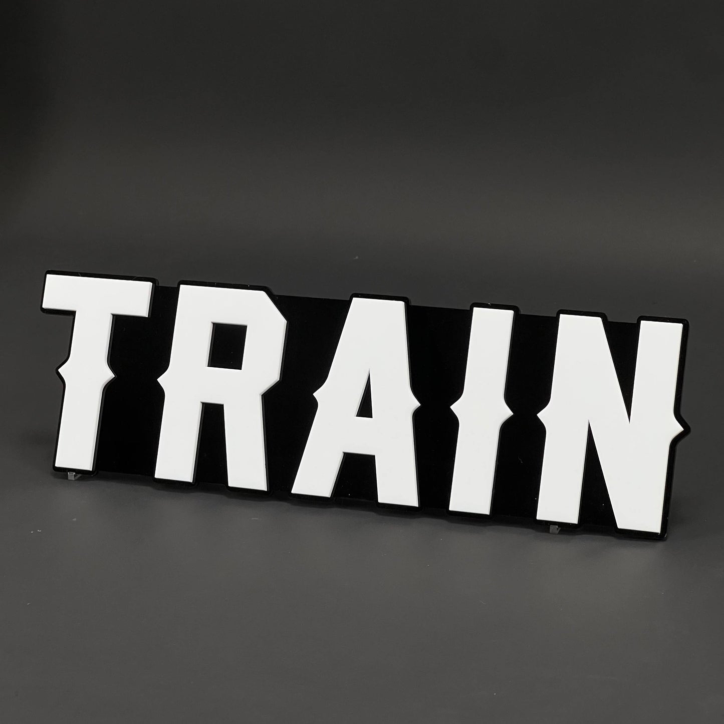 1PC TRAIN 3D Acrylic Badge - Car Truck Emblem Fender Tailgate Trunk Sticker