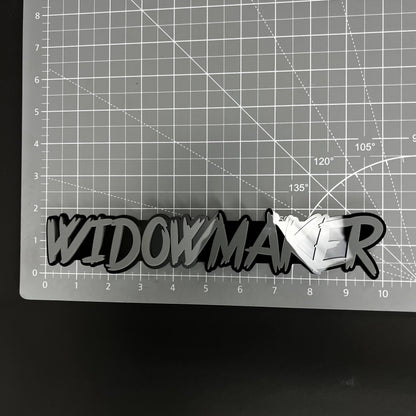 1PC WIDOWMAKER 3D Acrylic Badge - Car Truck Emblem Fender Tailgate Trunk Sticker