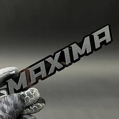 1PC MAXIMA 3D Acrylic Badge - Car Truck Emblem Fender Tailgate Trunk Sticker