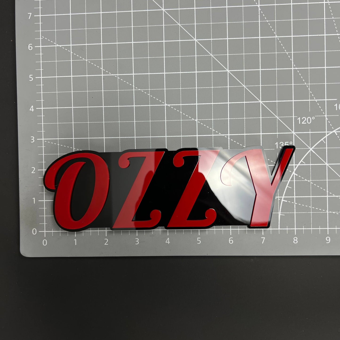 1PC OZZY 3D Acrylic Badge - Car Truck Emblem Fender Tailgate Trunk Sticker