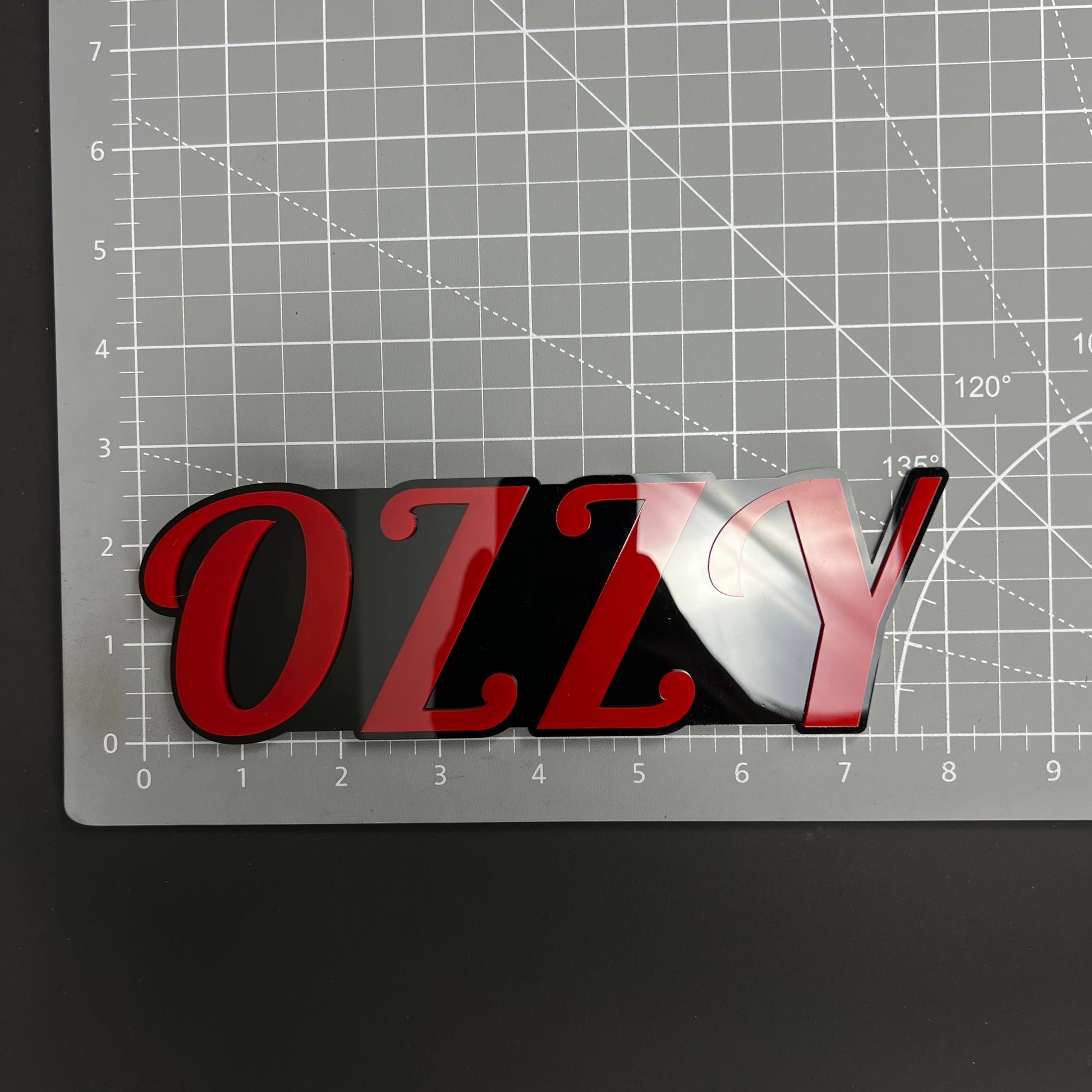 1PC OZZY 3D Acrylic Badge - Car Truck Emblem Fender Tailgate Trunk Sticker