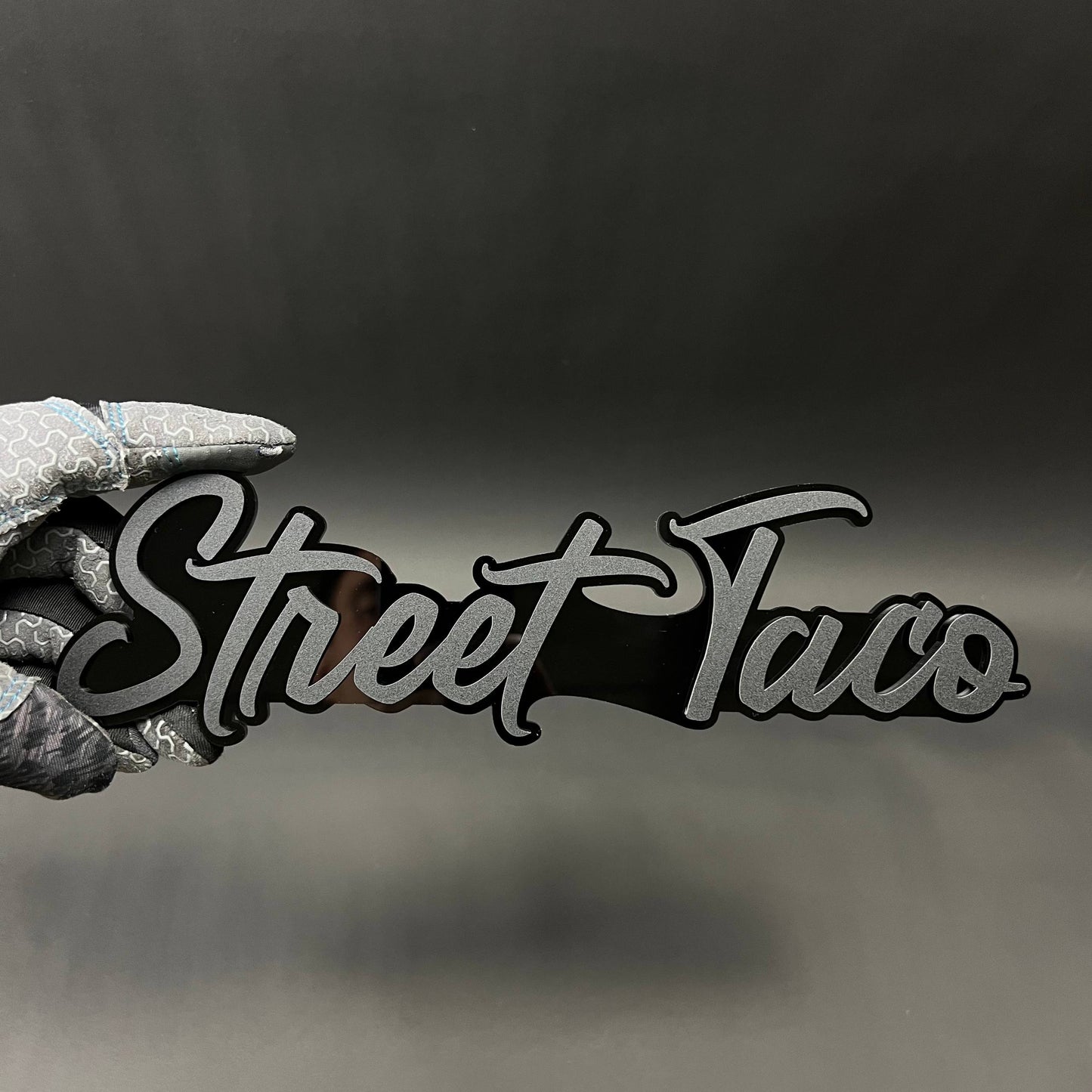 1PC Street Taco 3D Acrylic Badge - Car Truck Emblem Fender Sticker