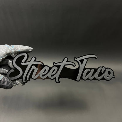 1PC Street Taco 3D Acrylic Badge - Car Truck Emblem Fender Sticker