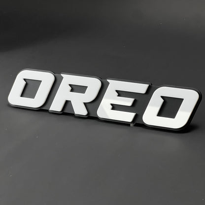 1PC OREO 3D Acrylic Badge - Car Truck Emblem Fender Tailgate Trunk Sticker