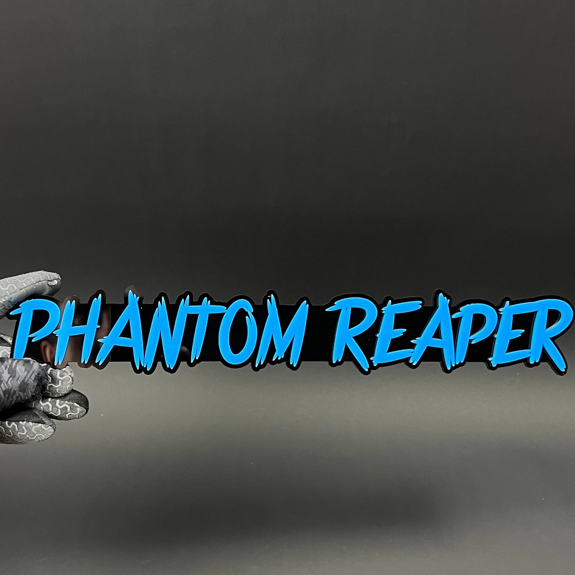 1PC PHANTOM REAPER 3D Acrylic Badge - Car Truck Emblem Fender Sticker