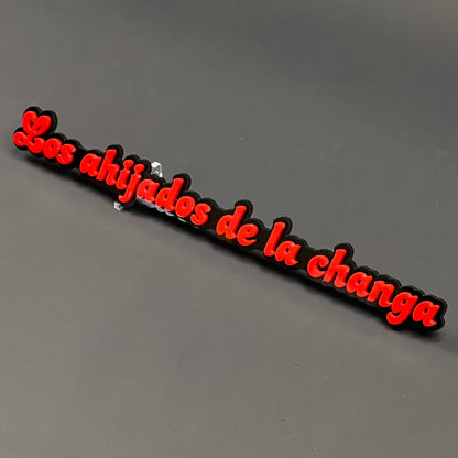 1PC Los ahijados de la changa 3D Acrylic Badge - Car Truck Emblem Fender Sticker
