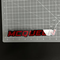1PC MCQUEEN 3D Acrylic Badge - Car Truck Emblem Fender Tailgate Trunk Sticker
