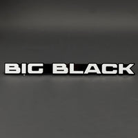 1PC BIG BLACK 3D Acrylic Badge - Car Truck Emblem Fender Tailgate Trunk Sticker
