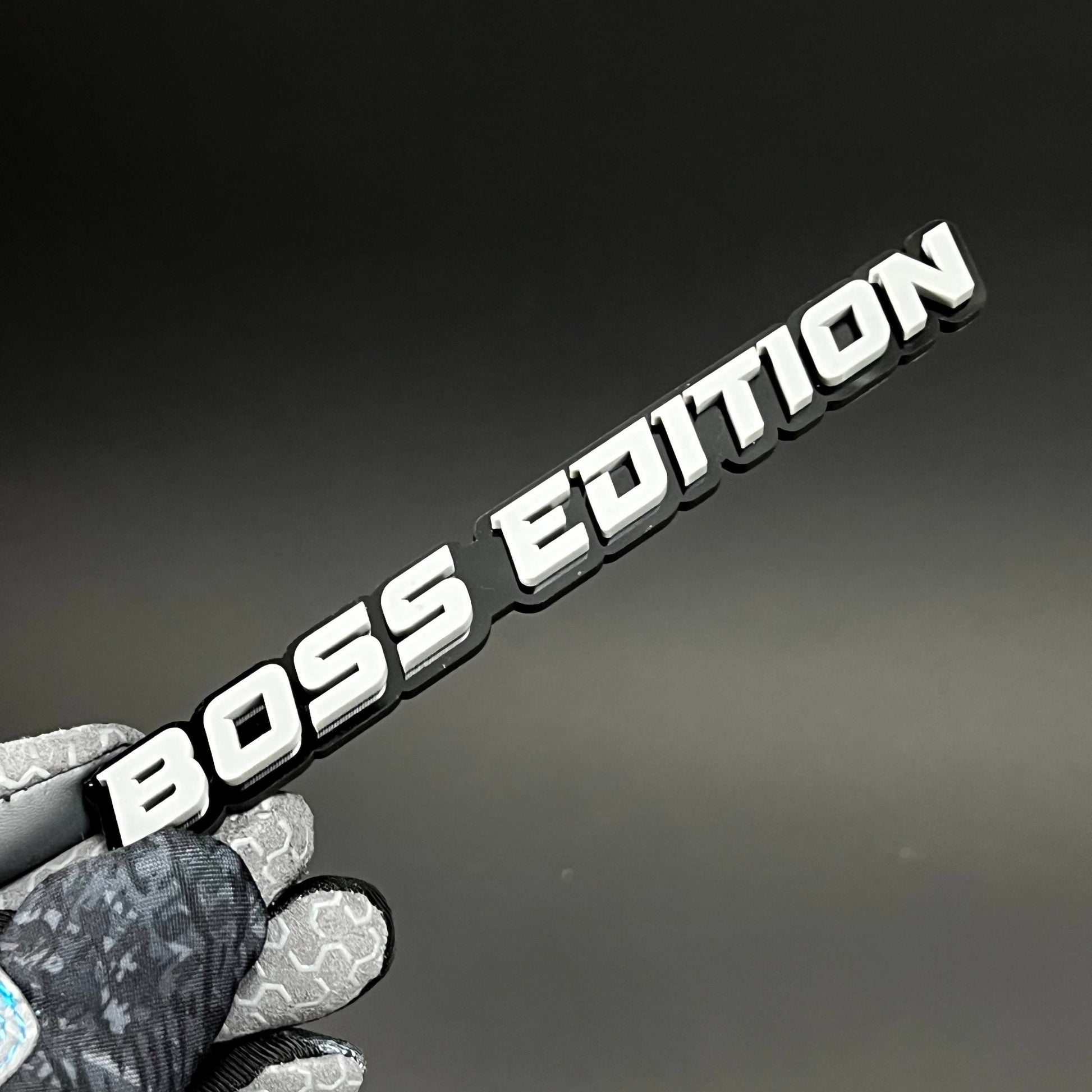 1PC BOSS EDITION 3D Acrylic Badge - Car Truck Emblem Fender Sticker
