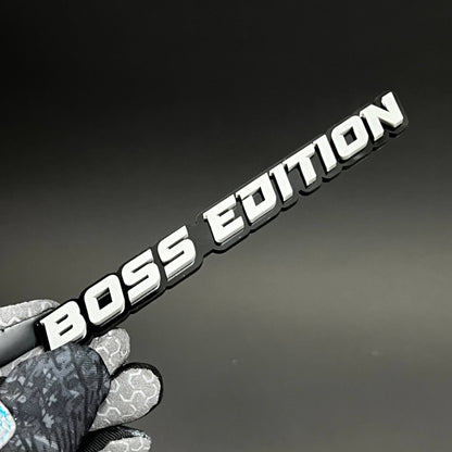 1PC BOSS EDITION 3D Acrylic Badge - Car Truck Emblem Fender Sticker
