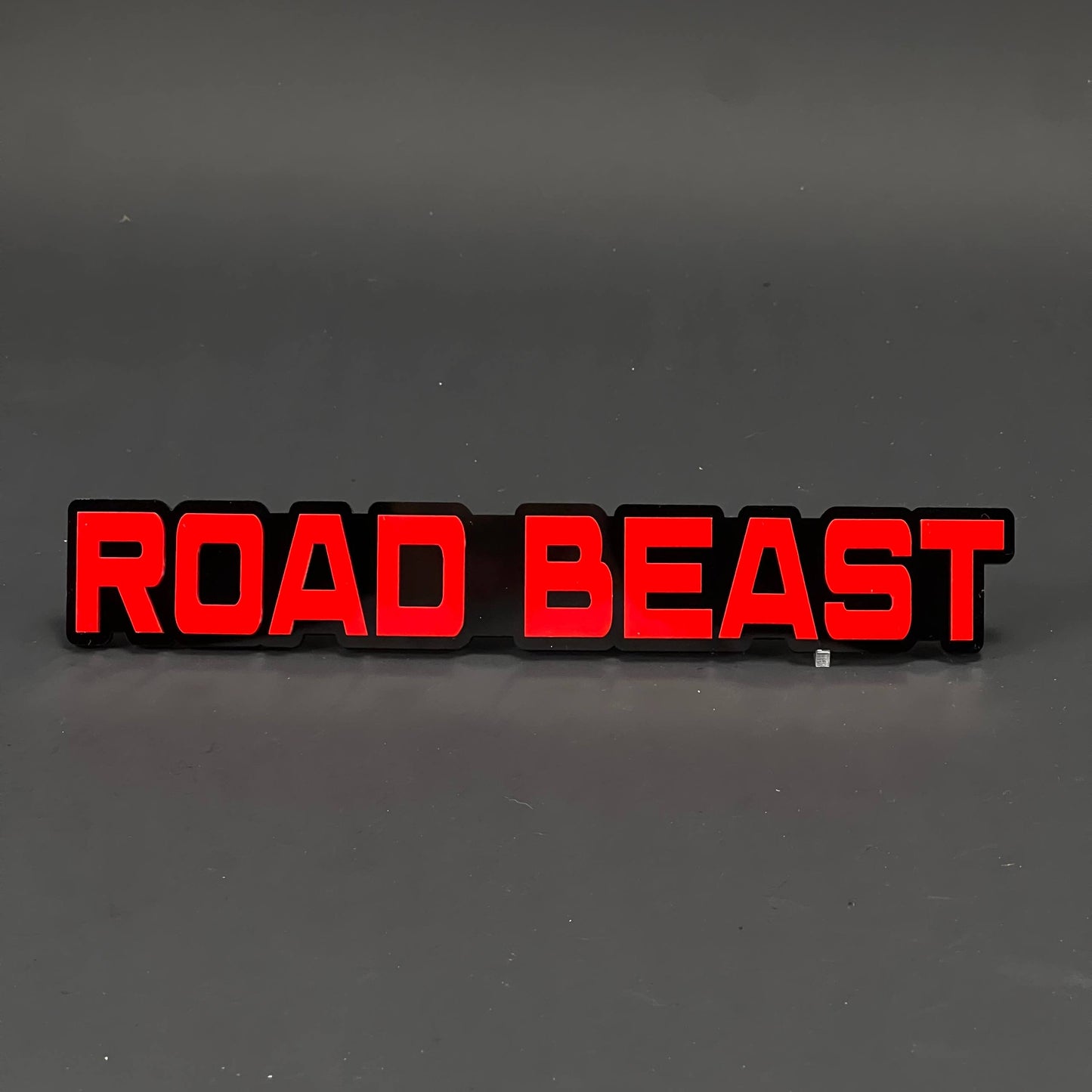 1PC ROAD BEAST 3D Acrylic Badge - Car Truck Emblem Fender Tailgate Trunk Sticker