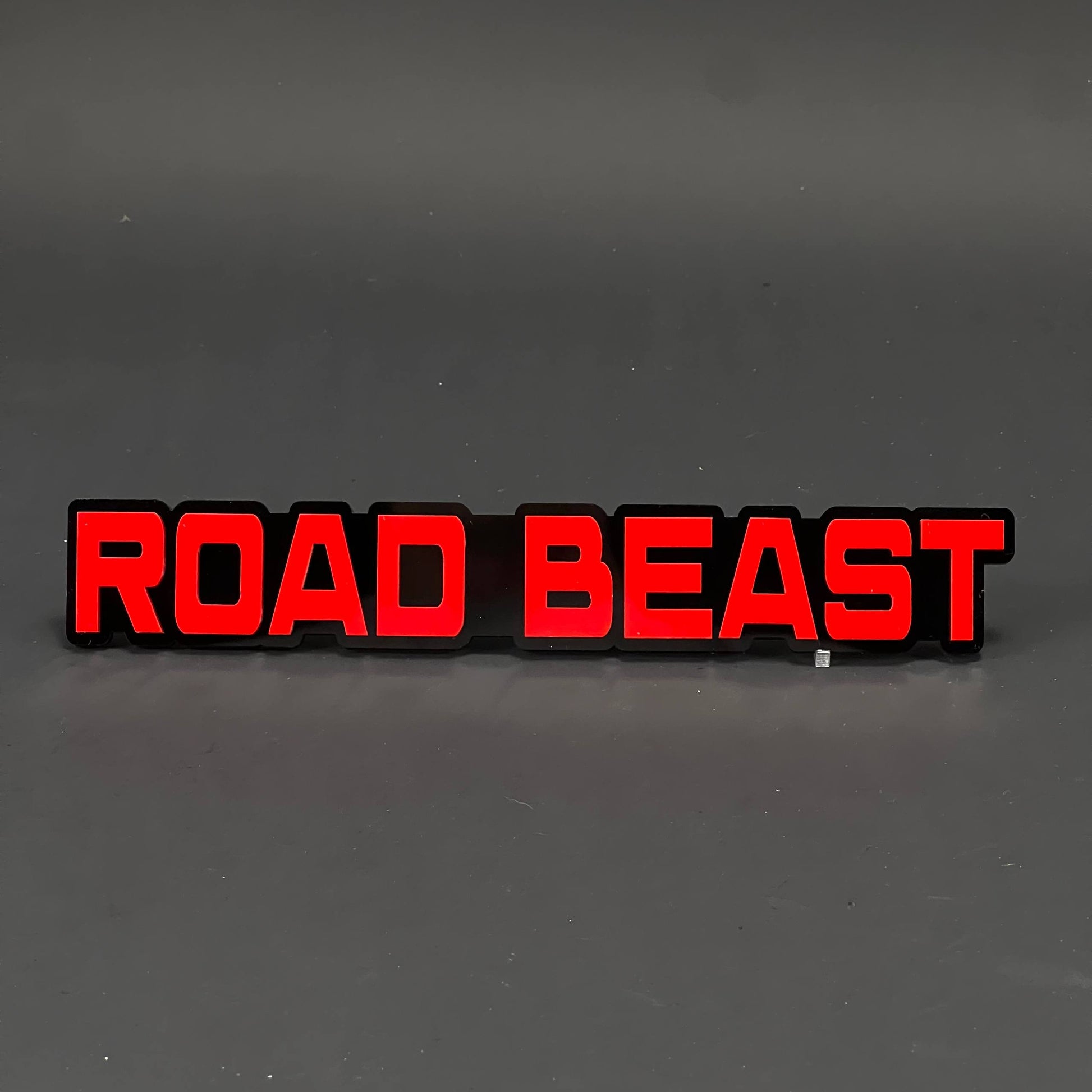 1PC ROAD BEAST 3D Acrylic Badge - Car Truck Emblem Fender Tailgate Trunk Sticker