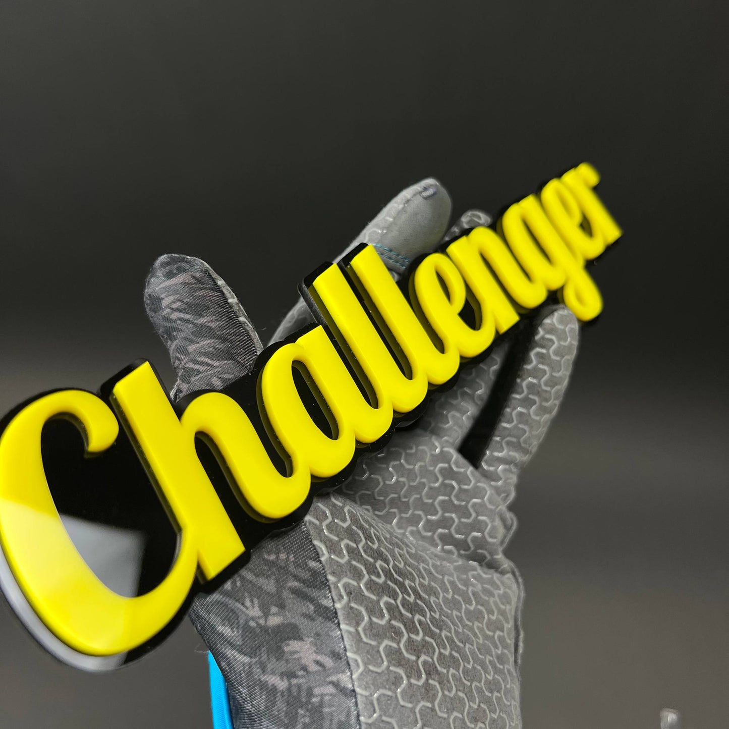 1PC Challenger 3D Acrylic Badge - Car Truck Emblem Fender Tailgate Trunk Sticker