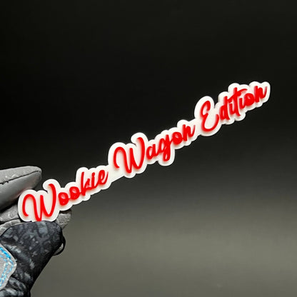 1PC Wookie Wagon Edition 3D Acrylic Badge - Car Truck Emblem Fender Sticker