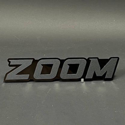1PC ZOOM 3D Acrylic Badge - Car Truck Emblem Fender Tailgate Trunk Sticker