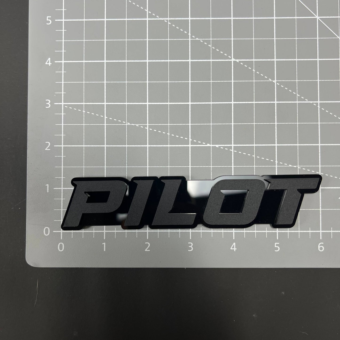 1PC PILOT 3D Acrylic Badge - Car Truck Emblem Fender Tailgate Trunk Sticker