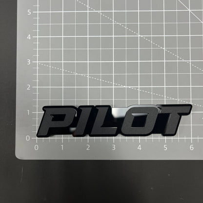 1PC PILOT 3D Acrylic Badge - Car Truck Emblem Fender Tailgate Trunk Sticker