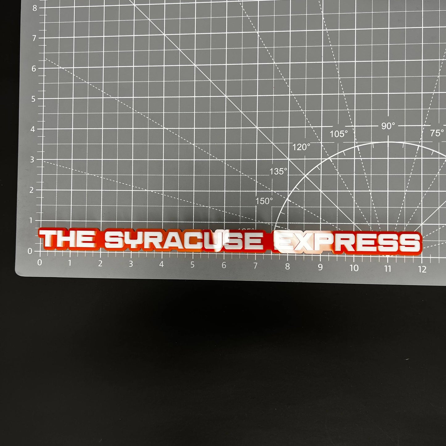 1PC THE SYRACUSE EXPRESS 3D Acrylic Badge - Car Truck Emblem Fender Sticker