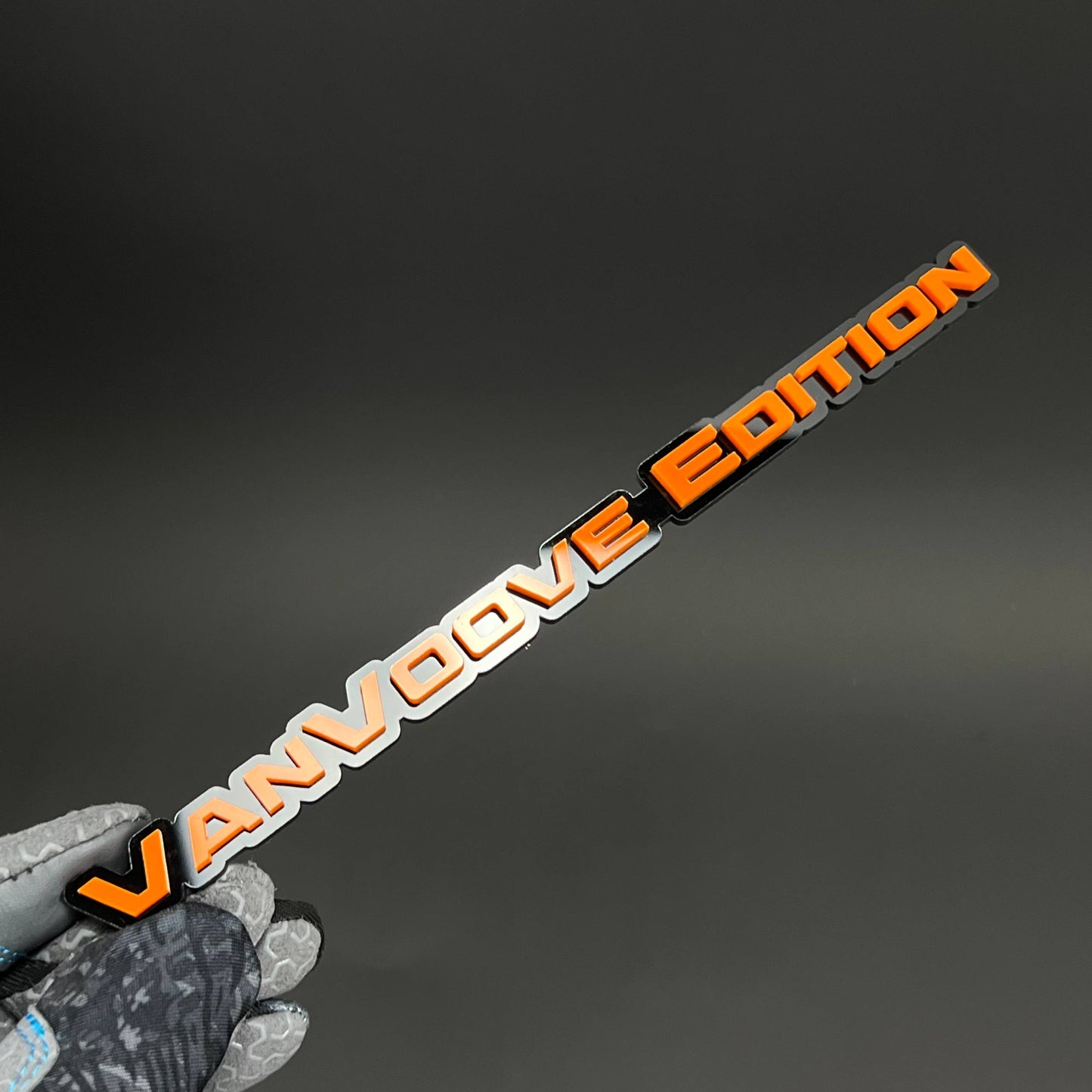 1PC VanVoove Edition 3D Acrylic Badge - Car Truck Emblem Fender Sticker