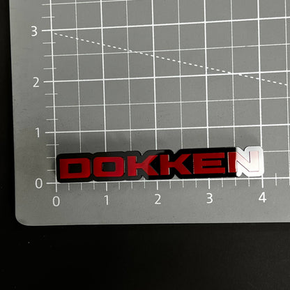 1PC Dokken 3D Acrylic Badge - Car Truck Emblem Fender Tailgate Trunk Sticker