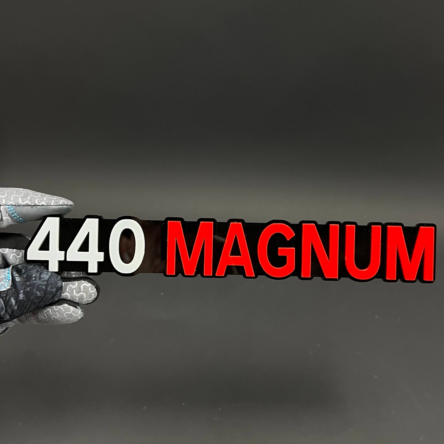 1PC 440 MAGNUM 3D Acrylic Badge - Car Truck Emblem Fender Tailgate Trunk Sticker