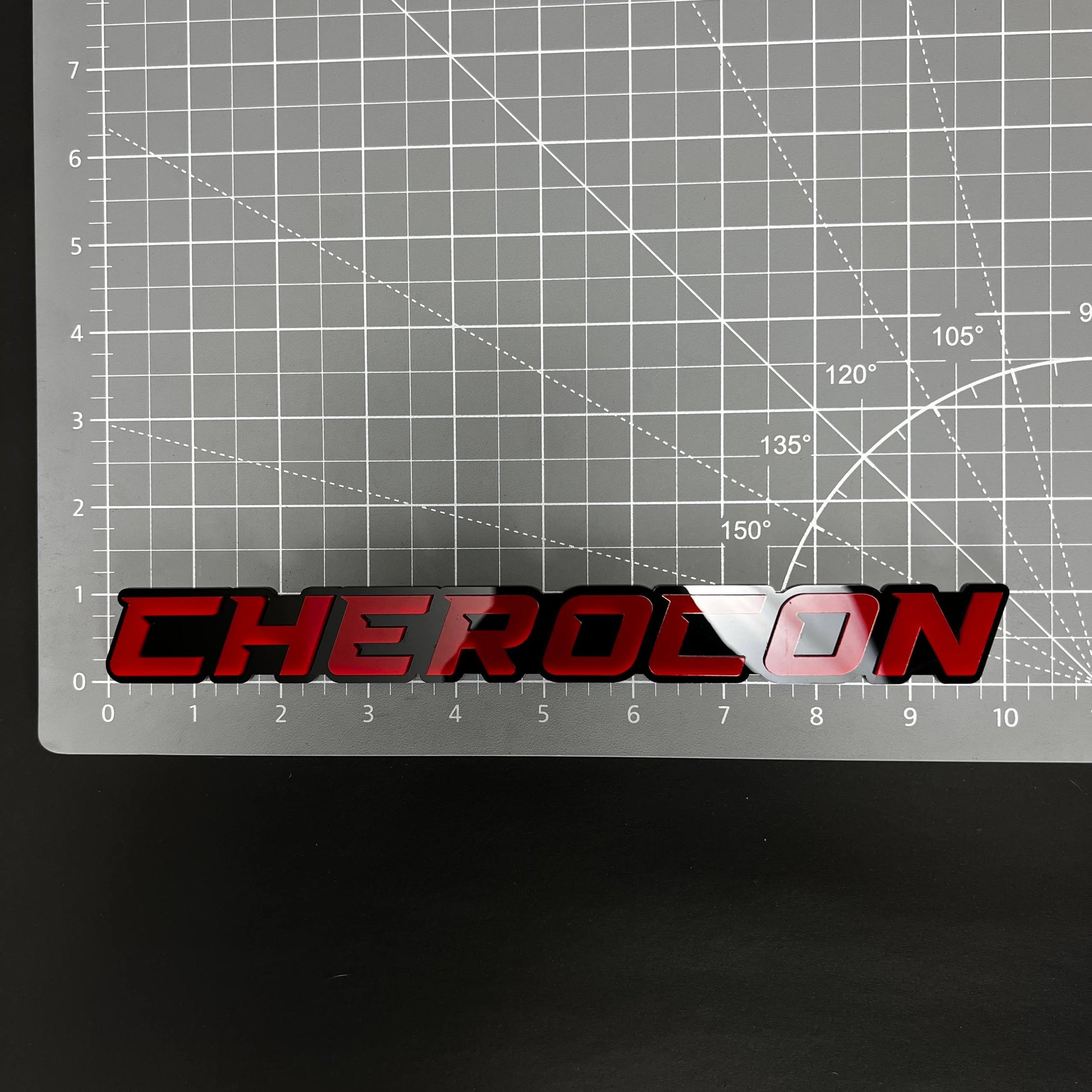 1PC CHEROCON 3D Acrylic Badge - Car Truck Emblem Fender Tailgate Trunk Sticker