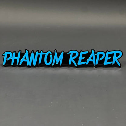 1PC PHANTOM REAPER 3D Acrylic Badge - Car Truck Emblem Fender Sticker
