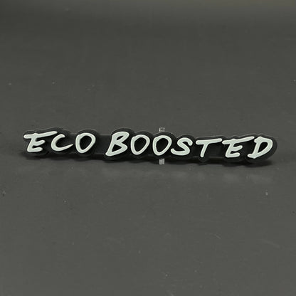 1PC ECO BOOSTED 3D Acrylic Badge - Car Truck Emblem Fender Sticker