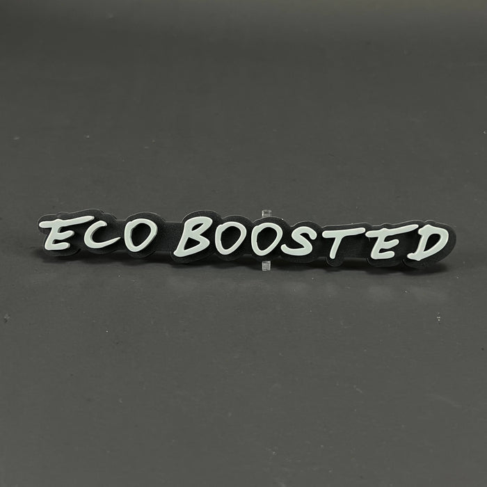 1PC ECO BOOSTED 3D Acrylic Badge - Car Truck Emblem Fender Sticker