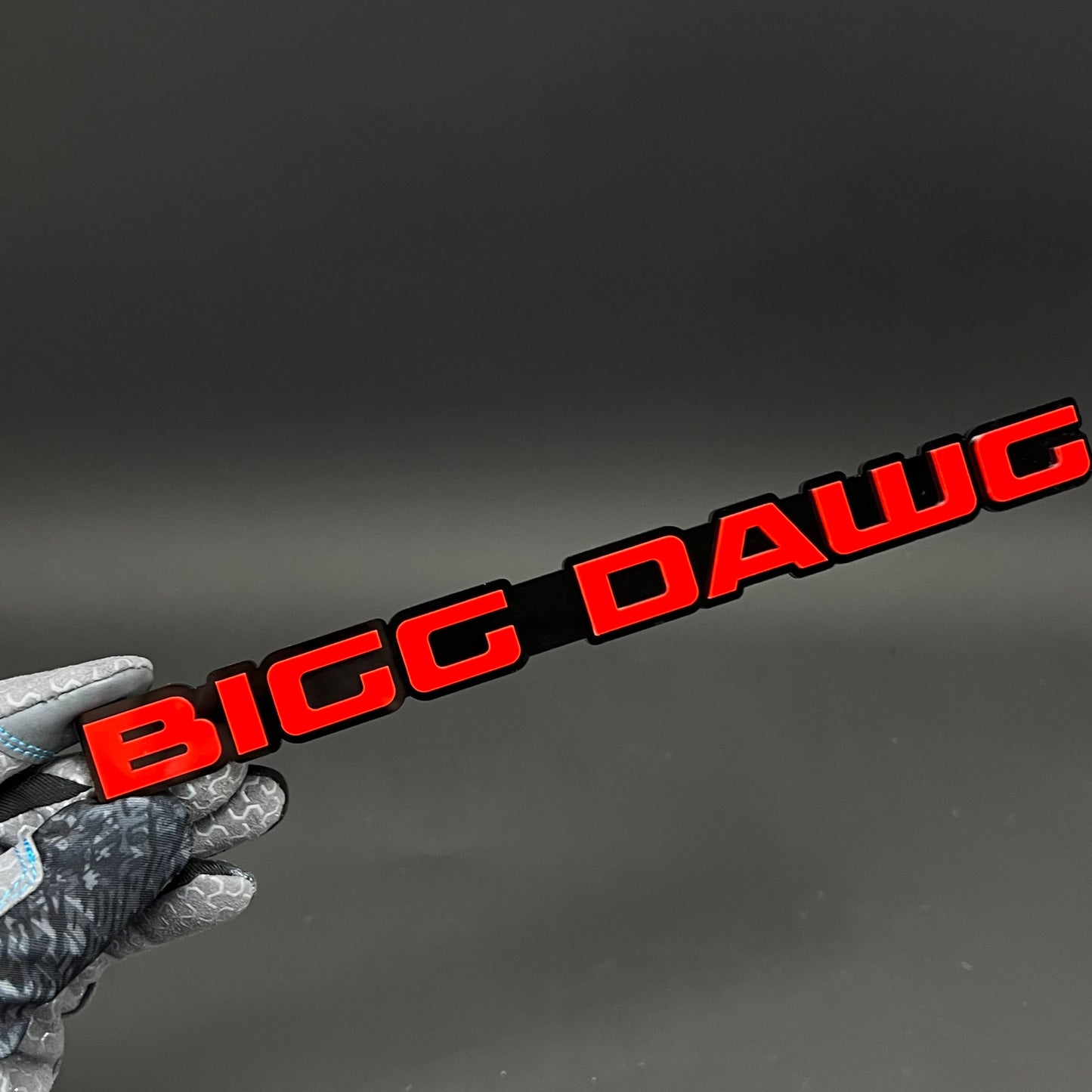 1PC BIGG DAWG 3D Acrylic Badge - Car Truck Emblem Fender Tailgate Trunk Sticker