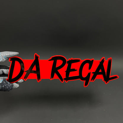 1PC DA REGAL 3D Acrylic Badge - Car Truck Emblem Fender Tailgate Trunk Sticker