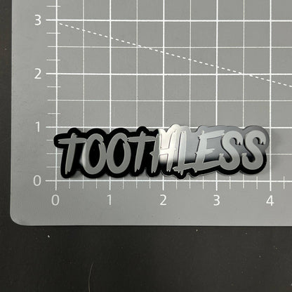 1PC TOOTHLESS 3D Acrylic Badge - Car Truck Emblem Fender Tailgate Trunk Sticker