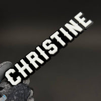 1PC CHRISTINE 3D Acrylic Badge - Car Truck Emblem Fender Tailgate Trunk Sticker