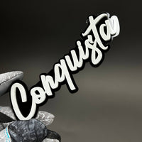 1PC Conquista 3D Acrylic Badge - Car Truck Emblem Fender Tailgate Trunk Sticker