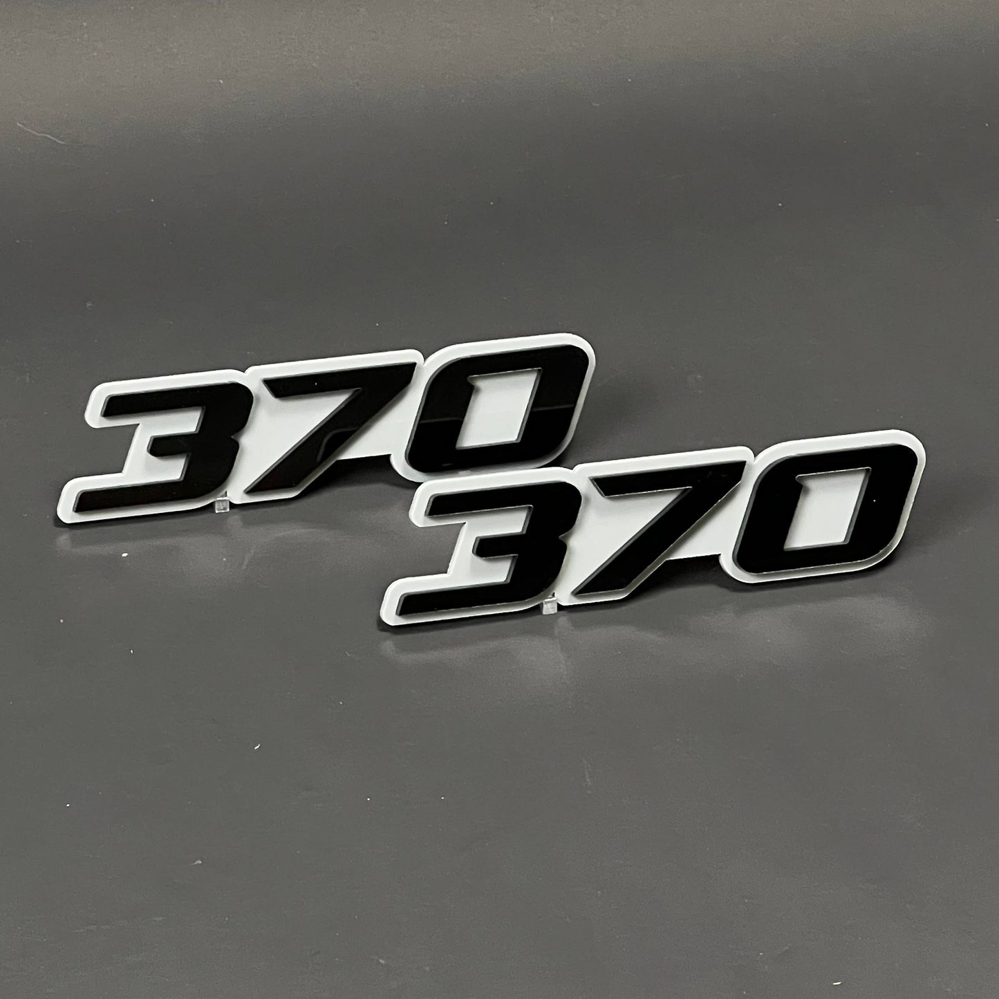 1PC 370 3D Acrylic Badge - Car Truck Emblem Fender Tailgate Trunk Sticker